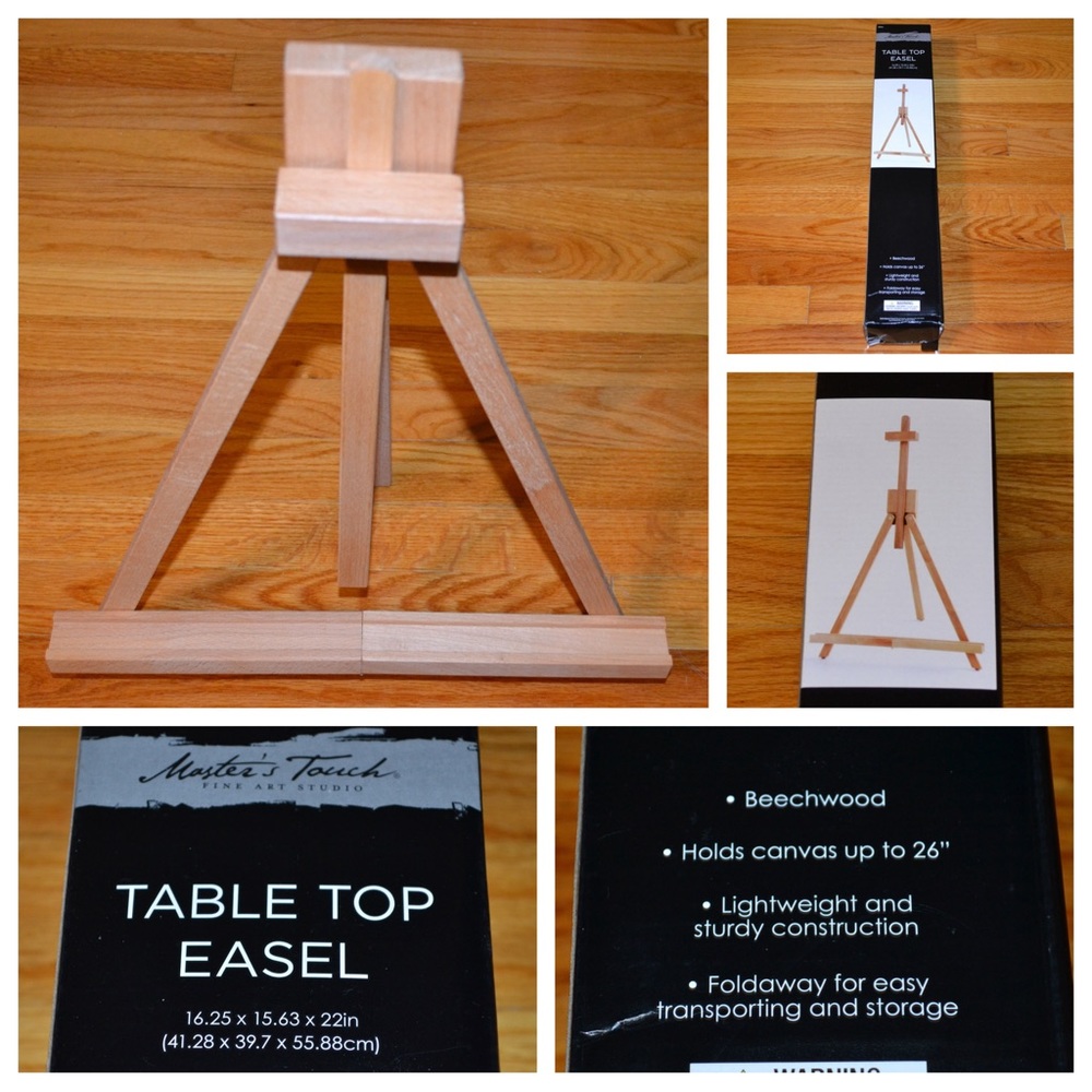 Master’s Touch easel - lightweight, table top, foldaway - NEW